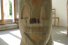 Totempfahl-Detail
